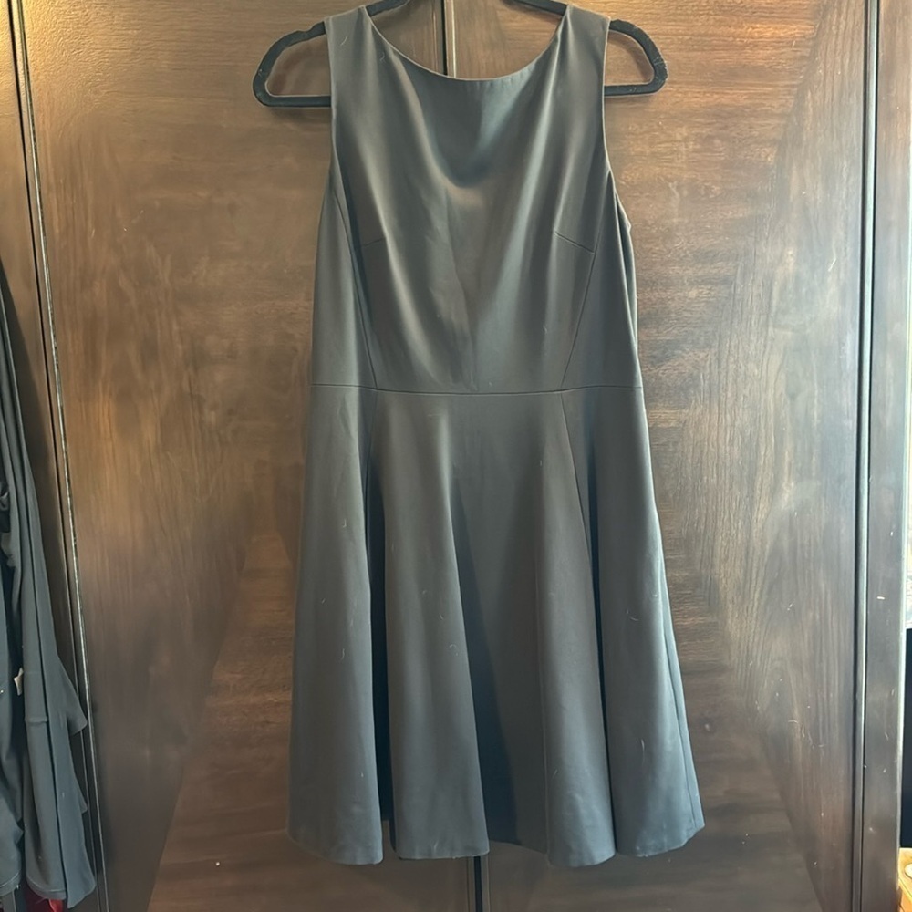 Kate Spade Classic A-Line Little Black dress Bow on Back Size Large
